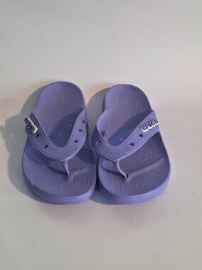 Crocs Purple Flip Flops